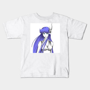 athena the saint seiya goddess of love and war Kids T-Shirt